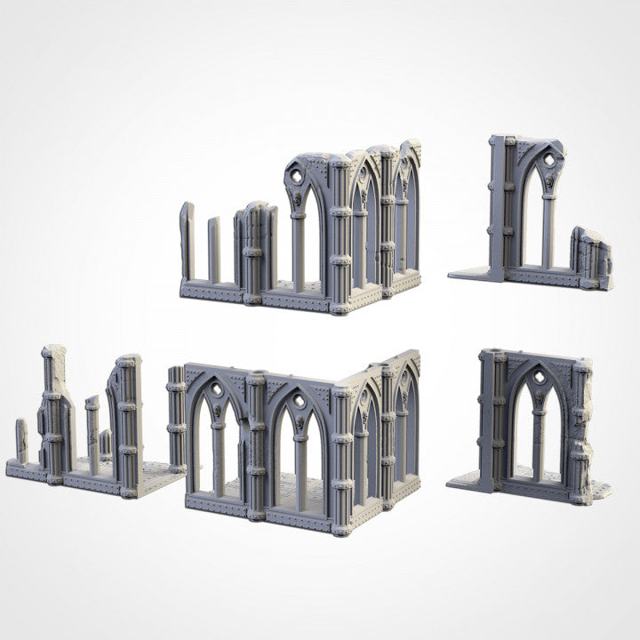 Cathedral Ruins Set 1