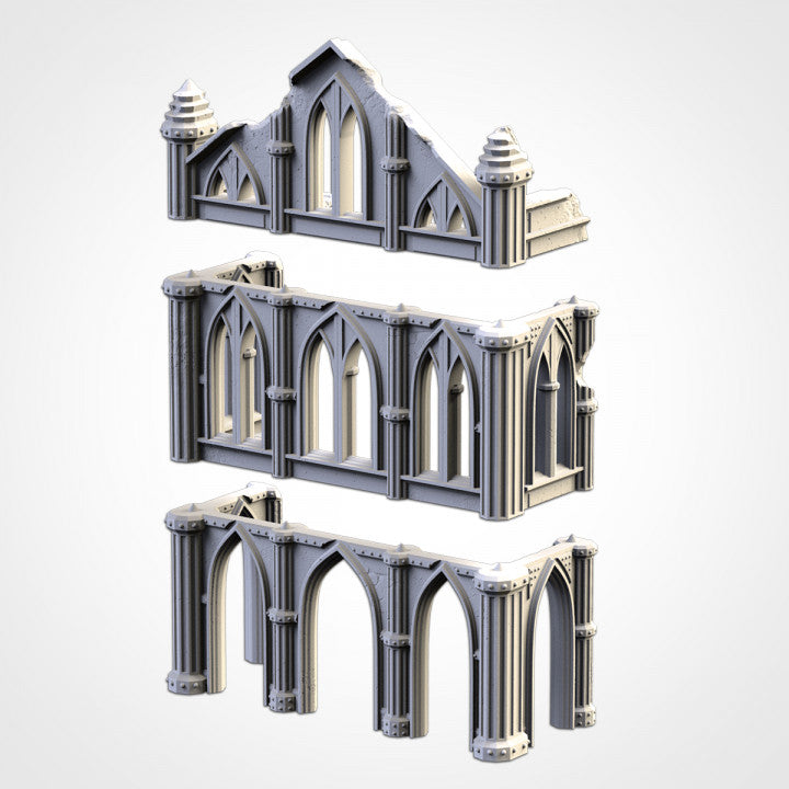 Cathedral Ruins Set 2