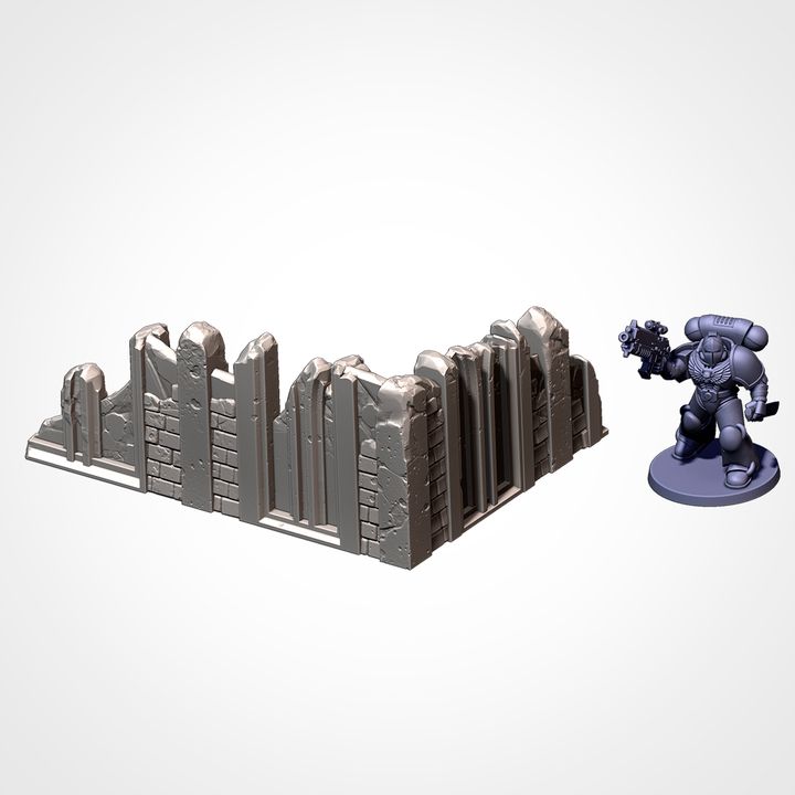40K Ruins - Classic Sizes