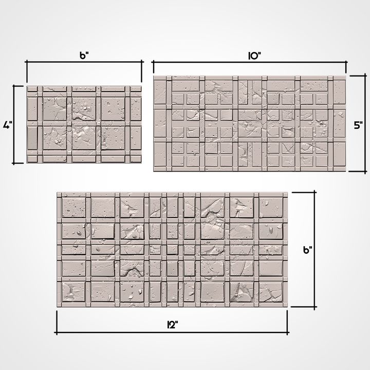 40K Ruins - Classic Sizes