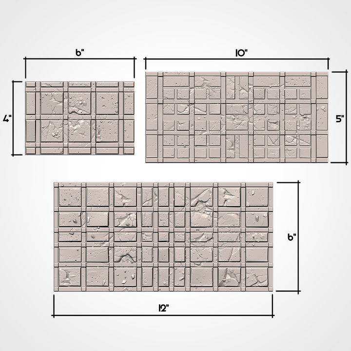 40K Ruins - Classic Sizes - Kiwi Tabletop