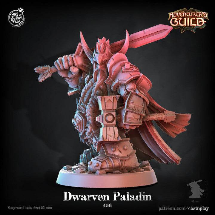 Dwarven Paladin - Kiwi Tabletop