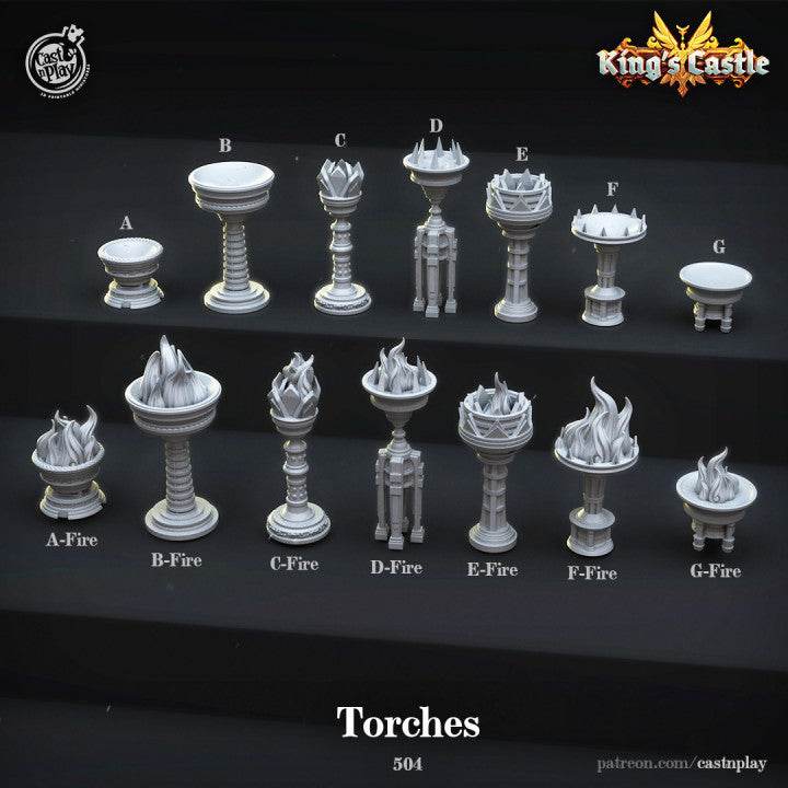Torches Set - Kiwi Tabletop