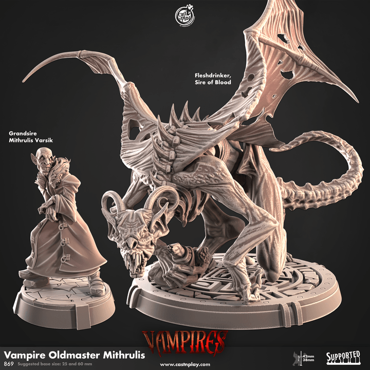 Vampire Oldmaster Mithrilus - Kiwi Tabletop
