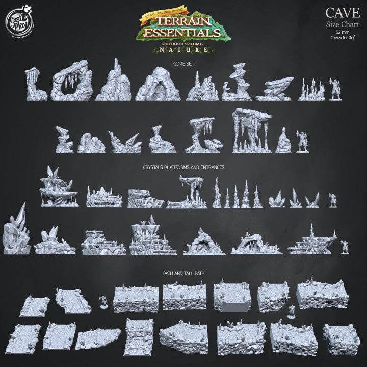 Cave Terrain Set - Kiwi Tabletop
