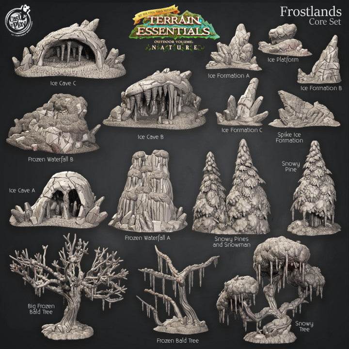 Frostlands Terrain Set - Kiwi Tabletop