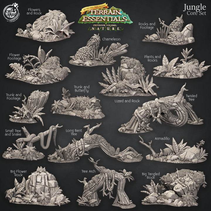 Jungle Terrain Set - Kiwi Tabletop