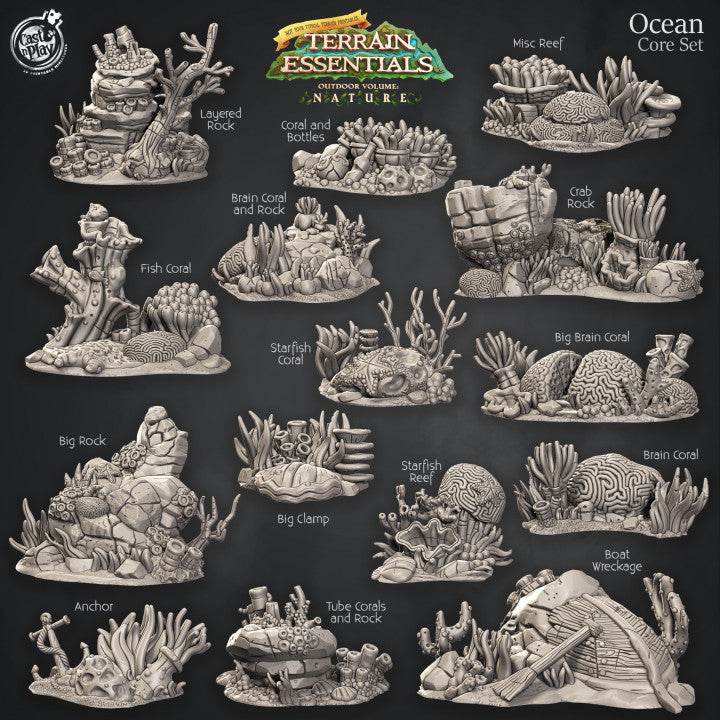 Ocean Terrain Set - Kiwi Tabletop