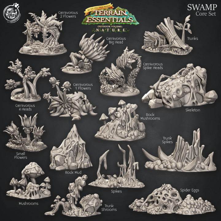 Swamp Terrain Set - Kiwi Tabletop