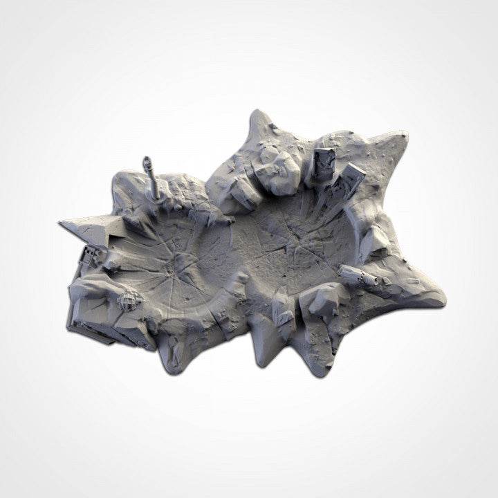 Crater Terrain Set - Kiwi Tabletop