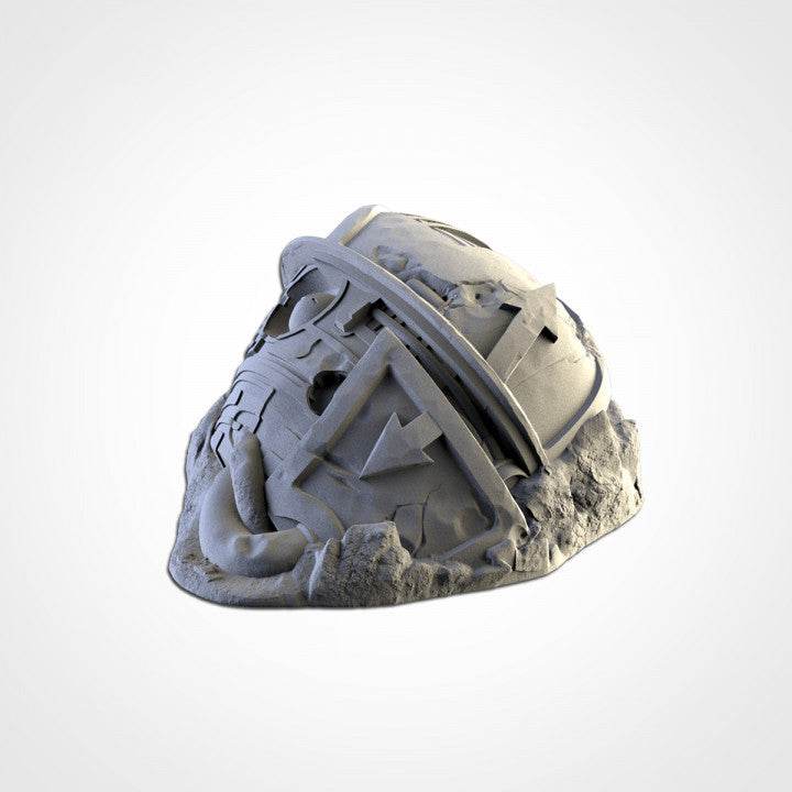 Destroyed Titan Terrain - Kiwi Tabletop