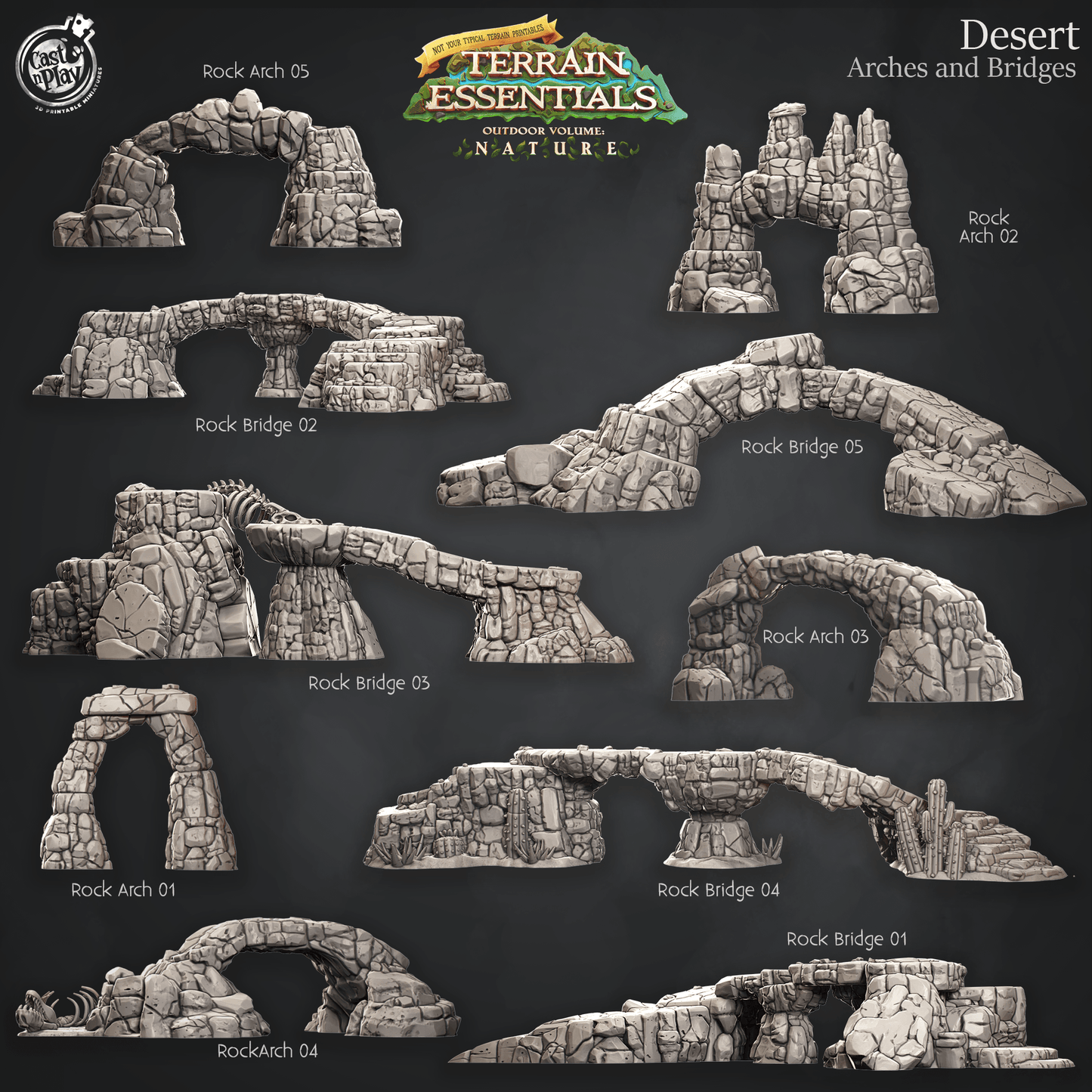 Desert Arches and Bridges - Kiwi Tabletop