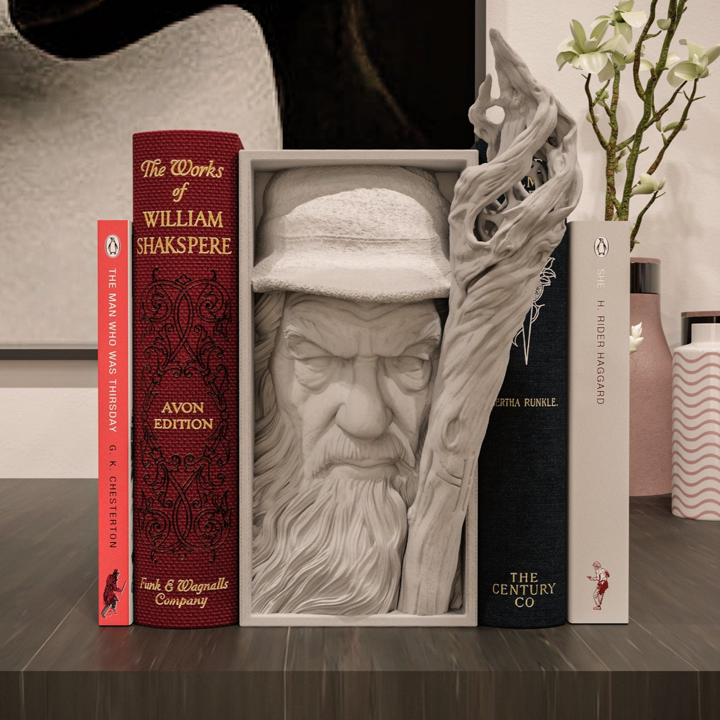 LotR Gandalf Book Nook
