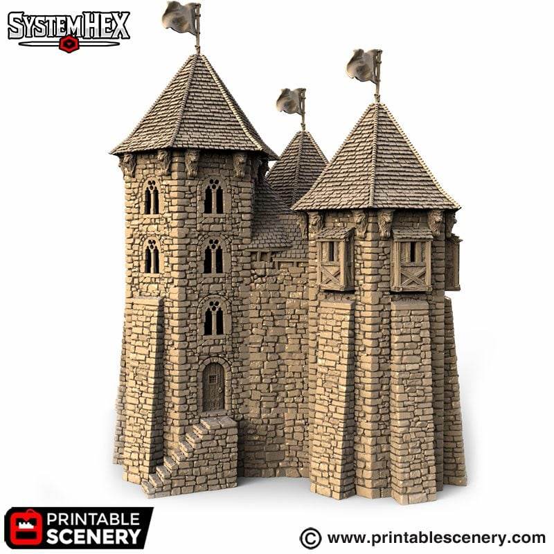 HEX Castle King's Keep - Kiwi Tabletop