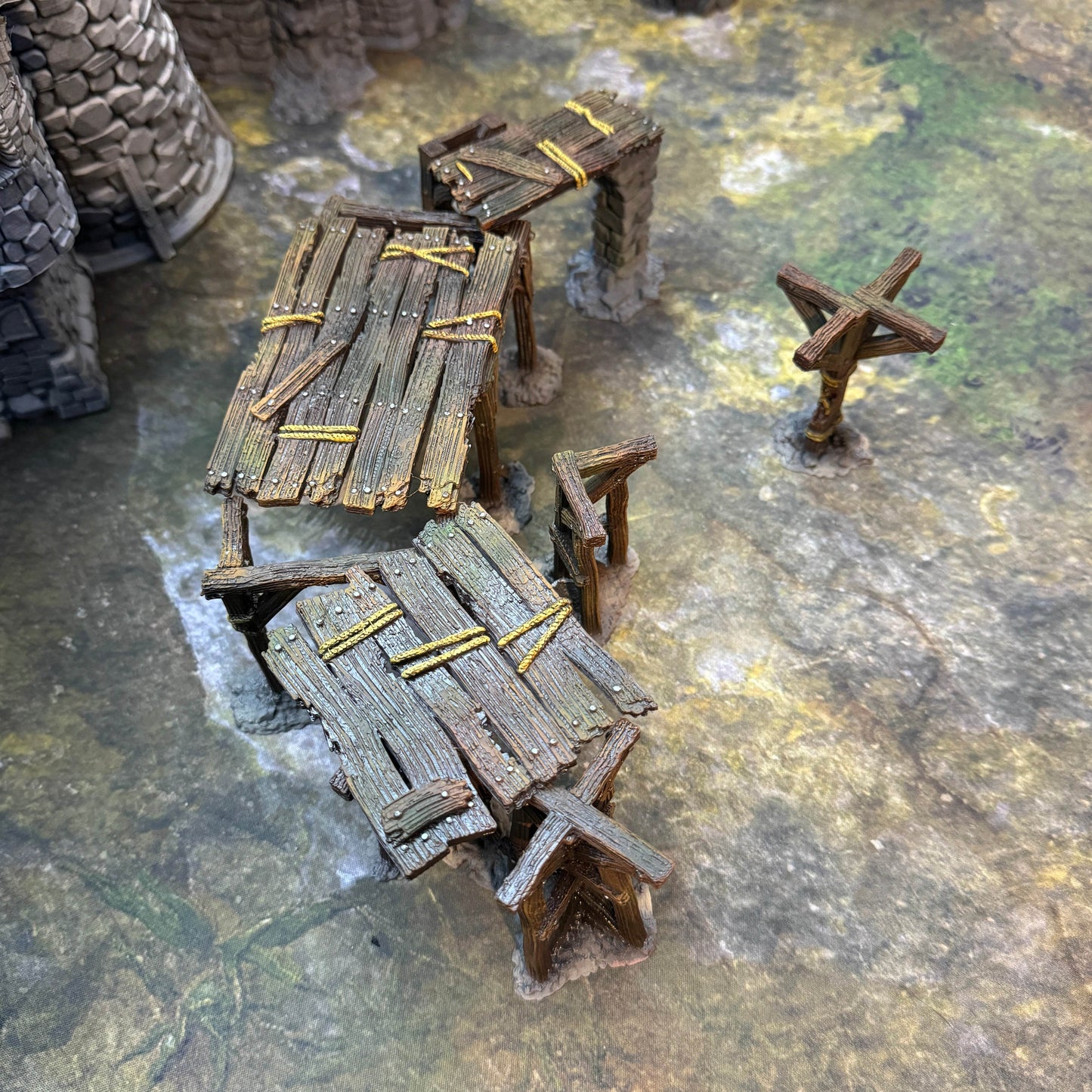 Shadowfey Ruins - Scaffolding and Support Columns - Kiwi Tabletop