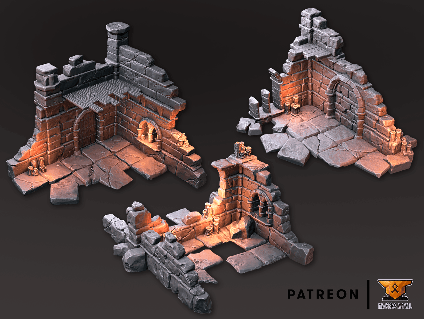 Ruins of Whispers - Ruined Buildings - Kiwi Tabletop