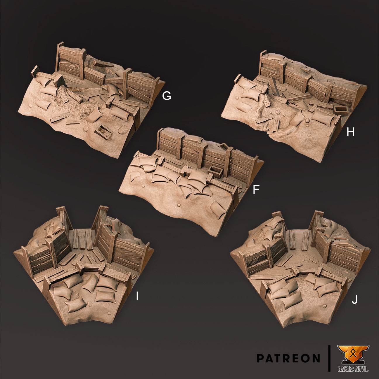 Battlefield - Trenches - Kiwi Tabletop