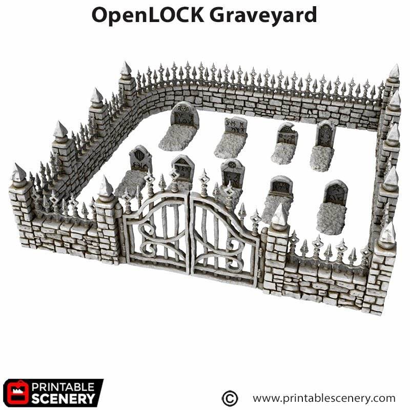 Cities of Ramshackle and Ruin - Graveyard - Kiwi Tabletop