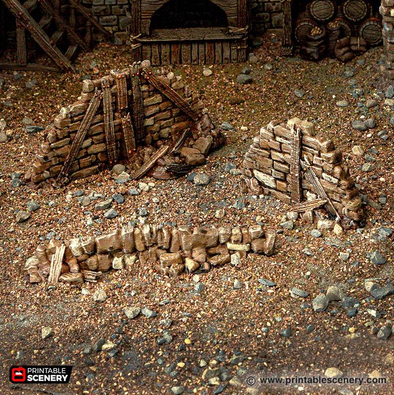 Cities of Ramshackle and Ruin - Rubble Piles and Scatter - Kiwi Tabletop