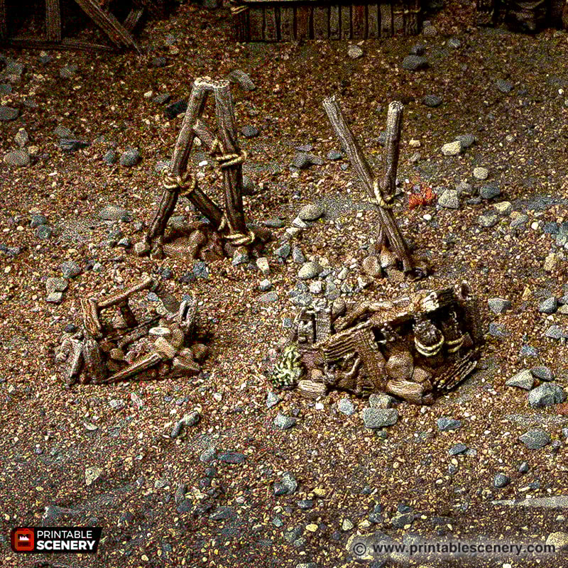 Cities of Ramshackle and Ruin - Rubble Piles and Scatter