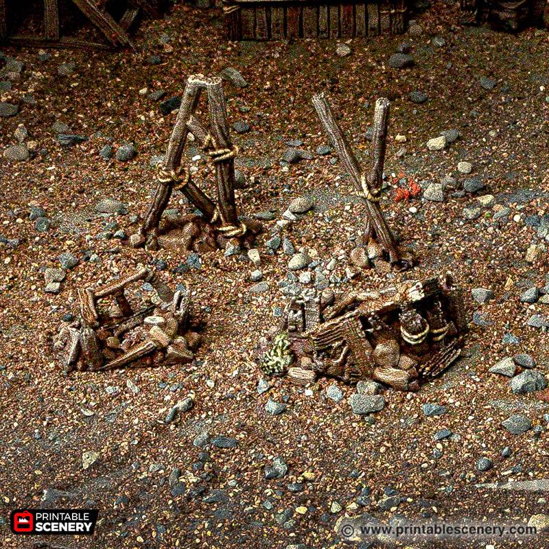 Cities of Ramshackle and Ruin - Rubble Piles and Scatter - Kiwi Tabletop
