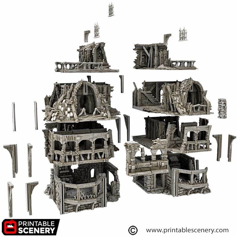 Cities of Ramshackle and Ruin - Ruined City Inn - Kiwi Tabletop