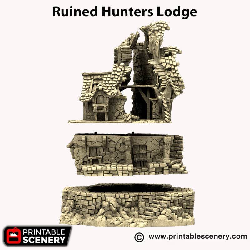 Hagglethorn Hollow - Ruined Hunter's Lodge - Kiwi Tabletop