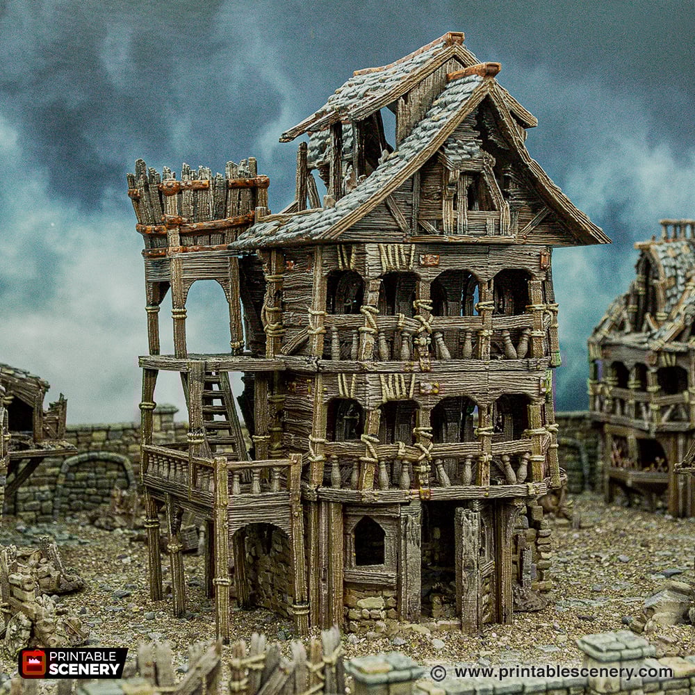 Cities of Ramshackle and Ruin - Ruined City Tenement