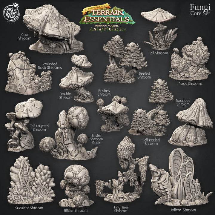 Fungi Terrain Set - Kiwi Tabletop