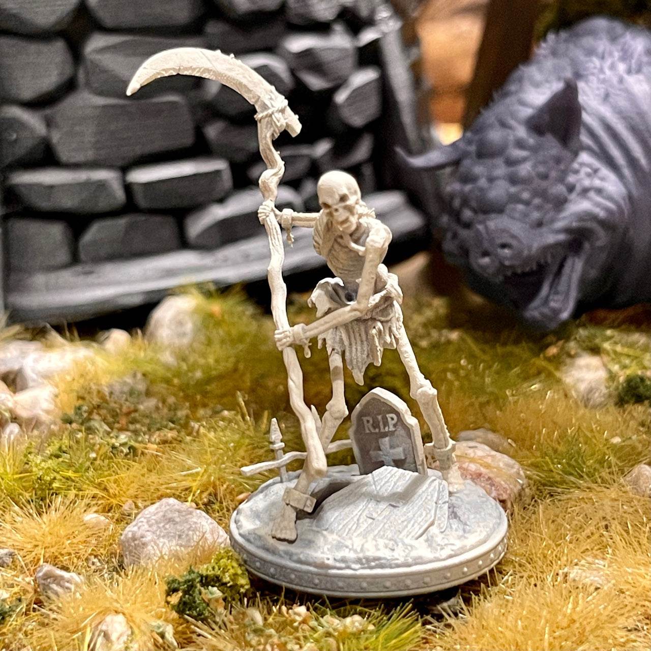 Skeleton with Scythe - Kiwi Tabletop