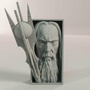 LotR Saruman Book Nook - Kiwi Tabletop