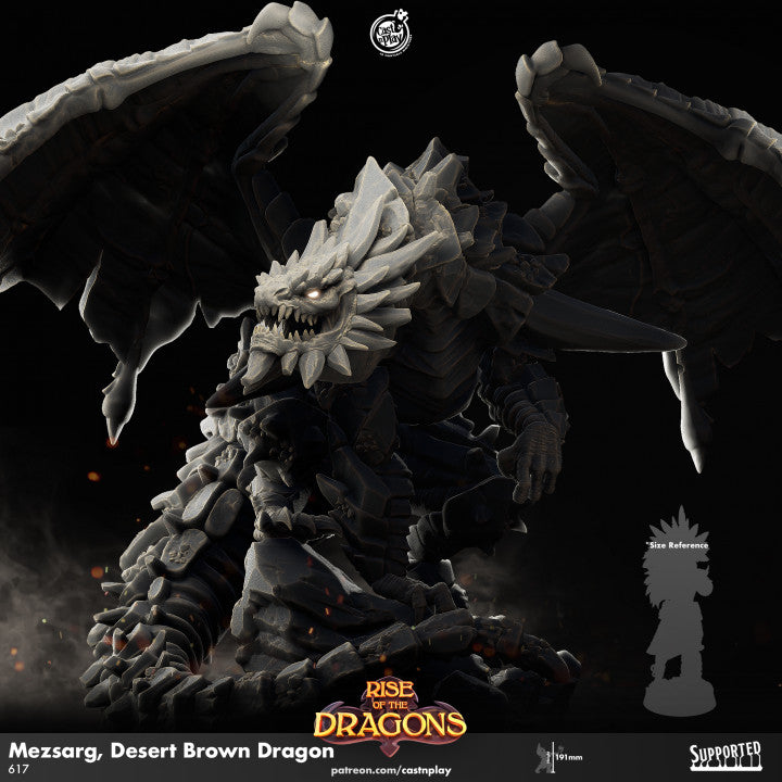 Mezsarg, Desert Brown Dragon.