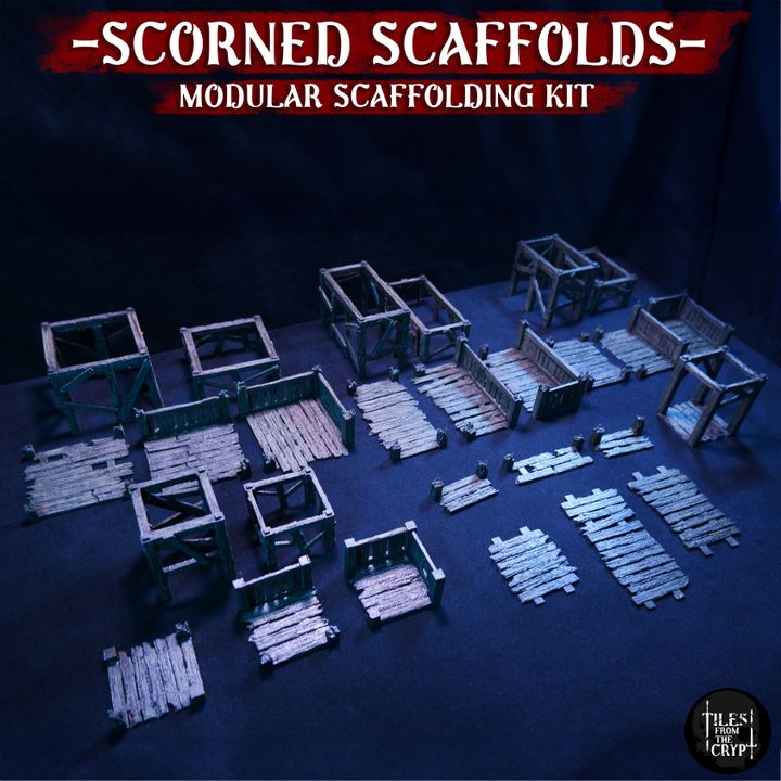 Scorned Scaffolds Complete Set Openlock Compatible Dungeon Tiles