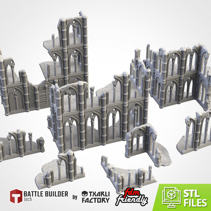 Cathedral Ruins Set 1