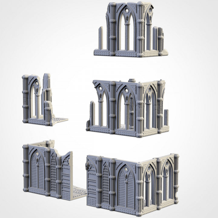 Cathedral Ruins Set 1
