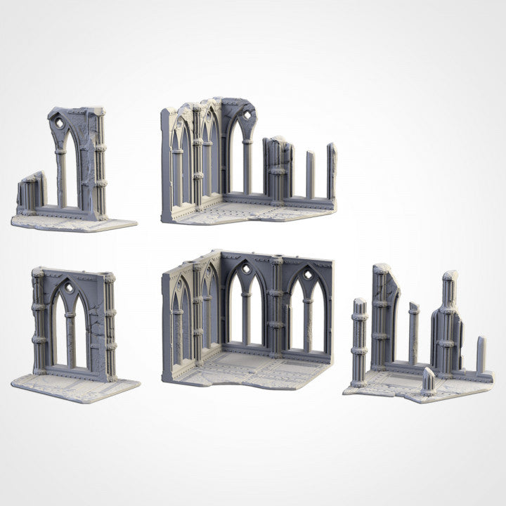 Cathedral Ruins Set 1