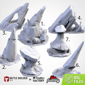 Ice Mountain Terrain - Kiwi Tabletop