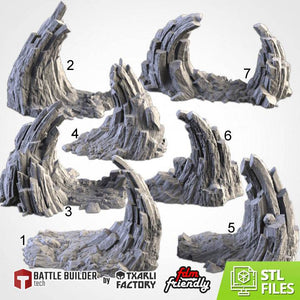 Rocky Outcrop Terrain - Kiwi Tabletop