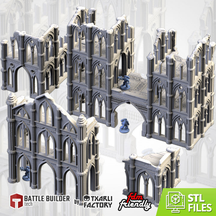 Cathedral Ruins Set 2