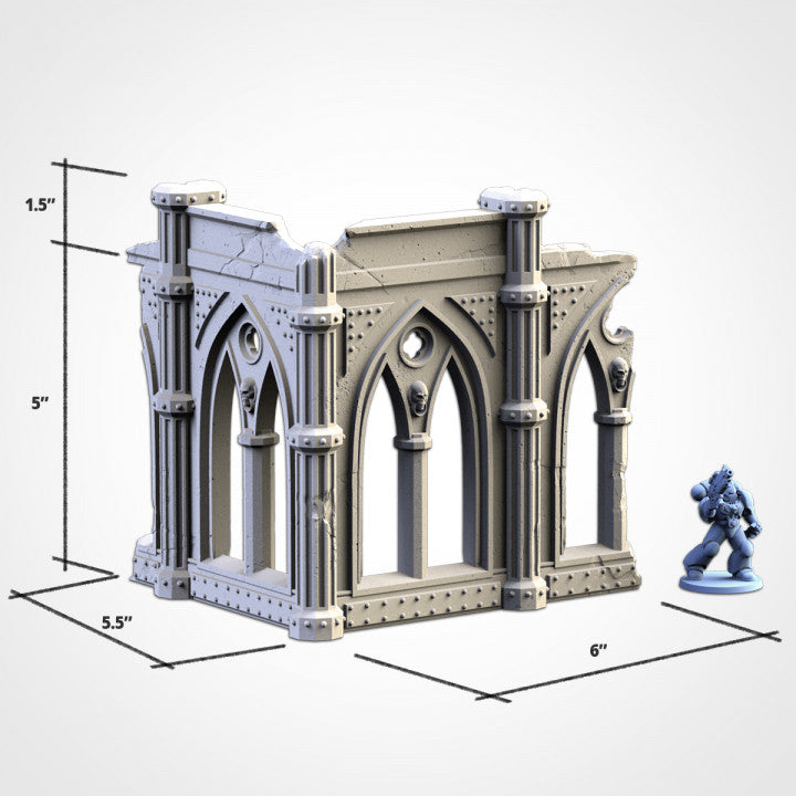 Cathedral Ruins Set 2