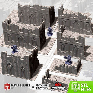 40K Ruins - Classic Sizes - Kiwi Tabletop