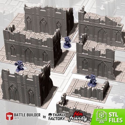 40K Ruins - Classic Sizes