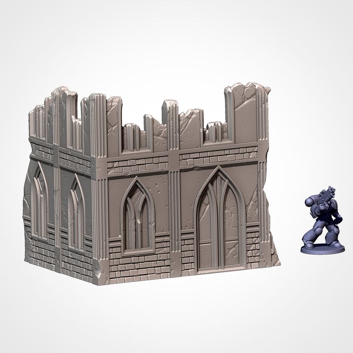 40K Ruins - Classic Sizes