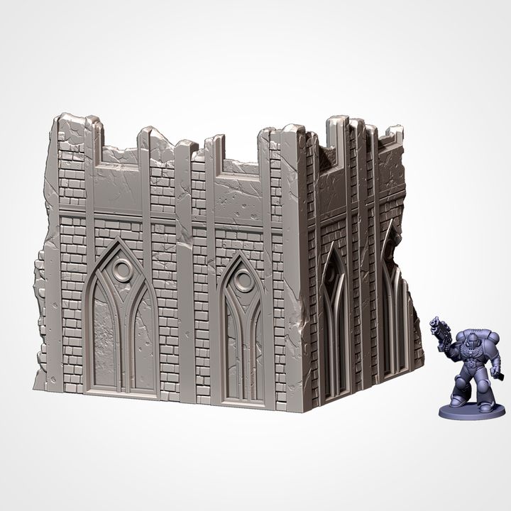 40K Ruins - Classic Sizes