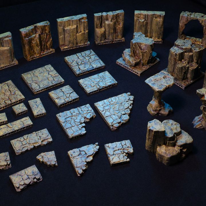 Cursed Caverns Openlock Compatible Dungeon Tiles