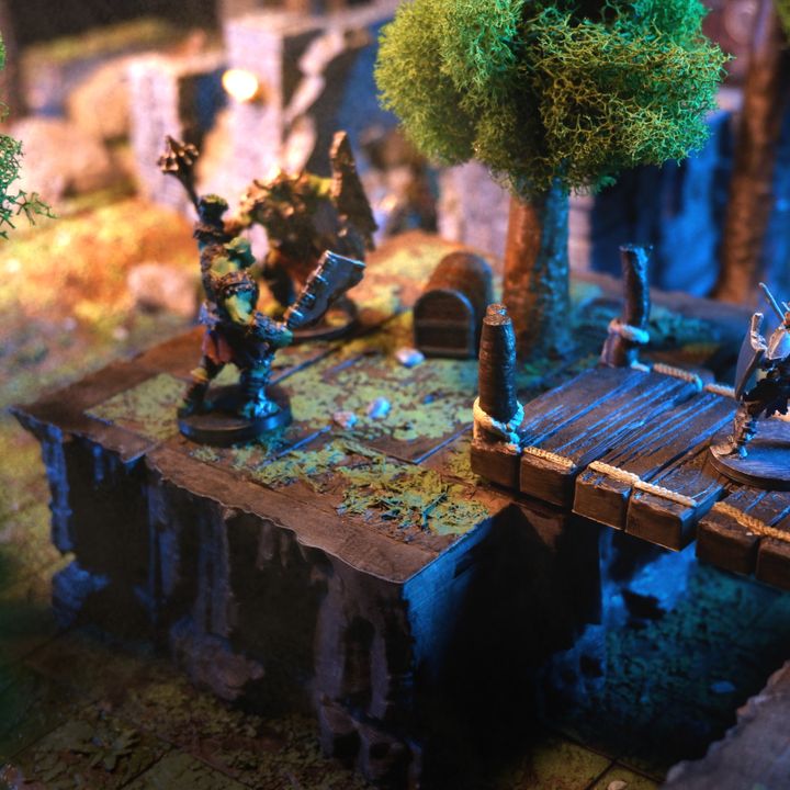 Forgotten Forests Openlock Compatible Dungeon Tiles