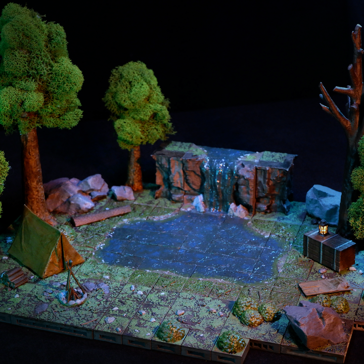 Forgotten Forests Openlock Compatible Dungeon Tiles