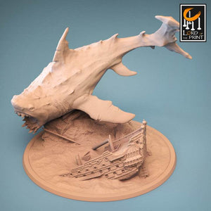 Megalodon - Attack Pose - Kiwi Tabletop