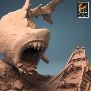 Megalodon - Attack Pose - Kiwi Tabletop