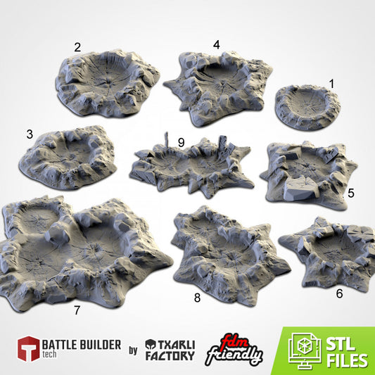 Crater Terrain Set
